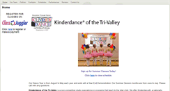 Desktop Screenshot of kinderdancetrivalley.com